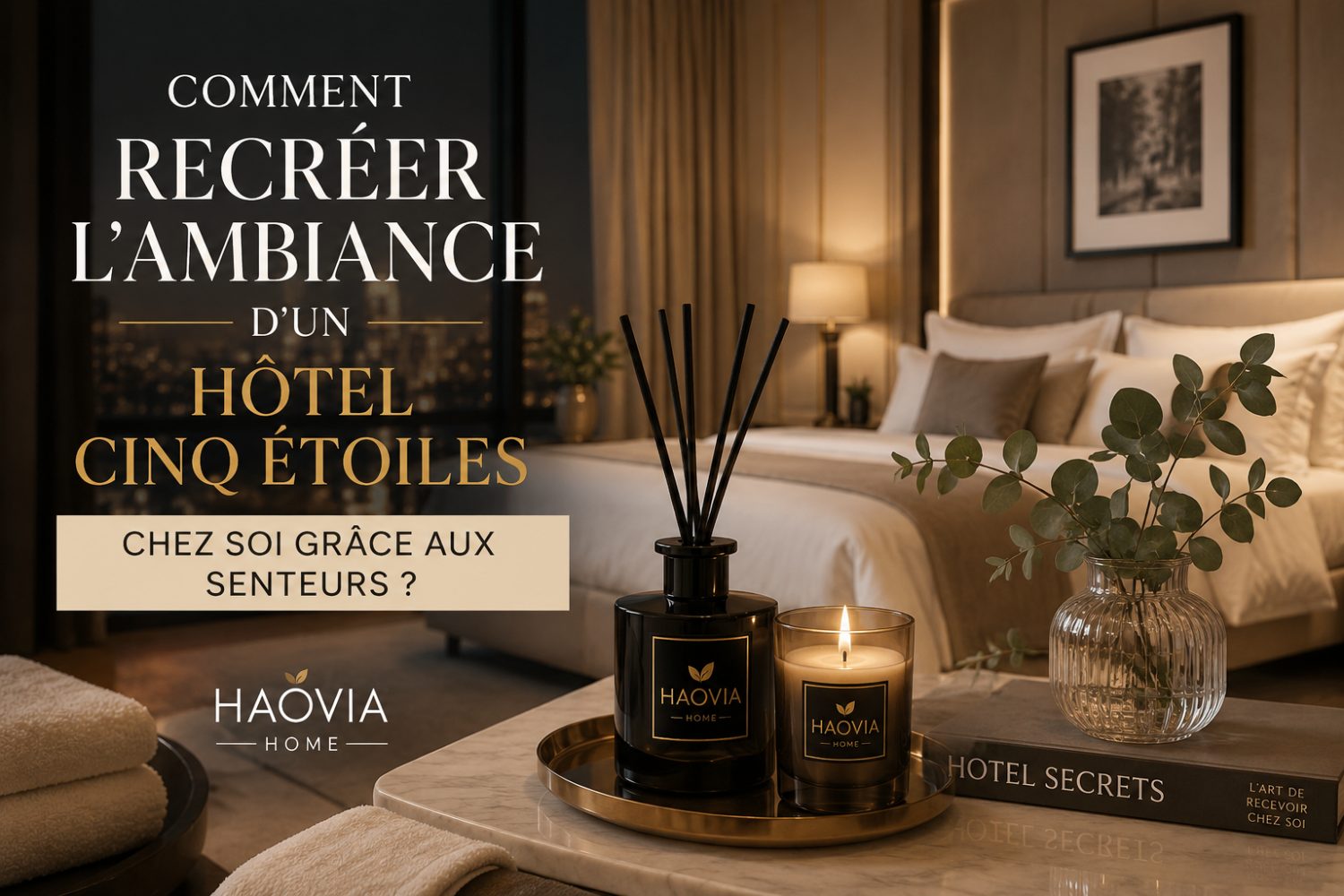 Recréer l'ambiance d'un hôtel 5 étoiles chez soi grâce aux senteurs HAOVIA