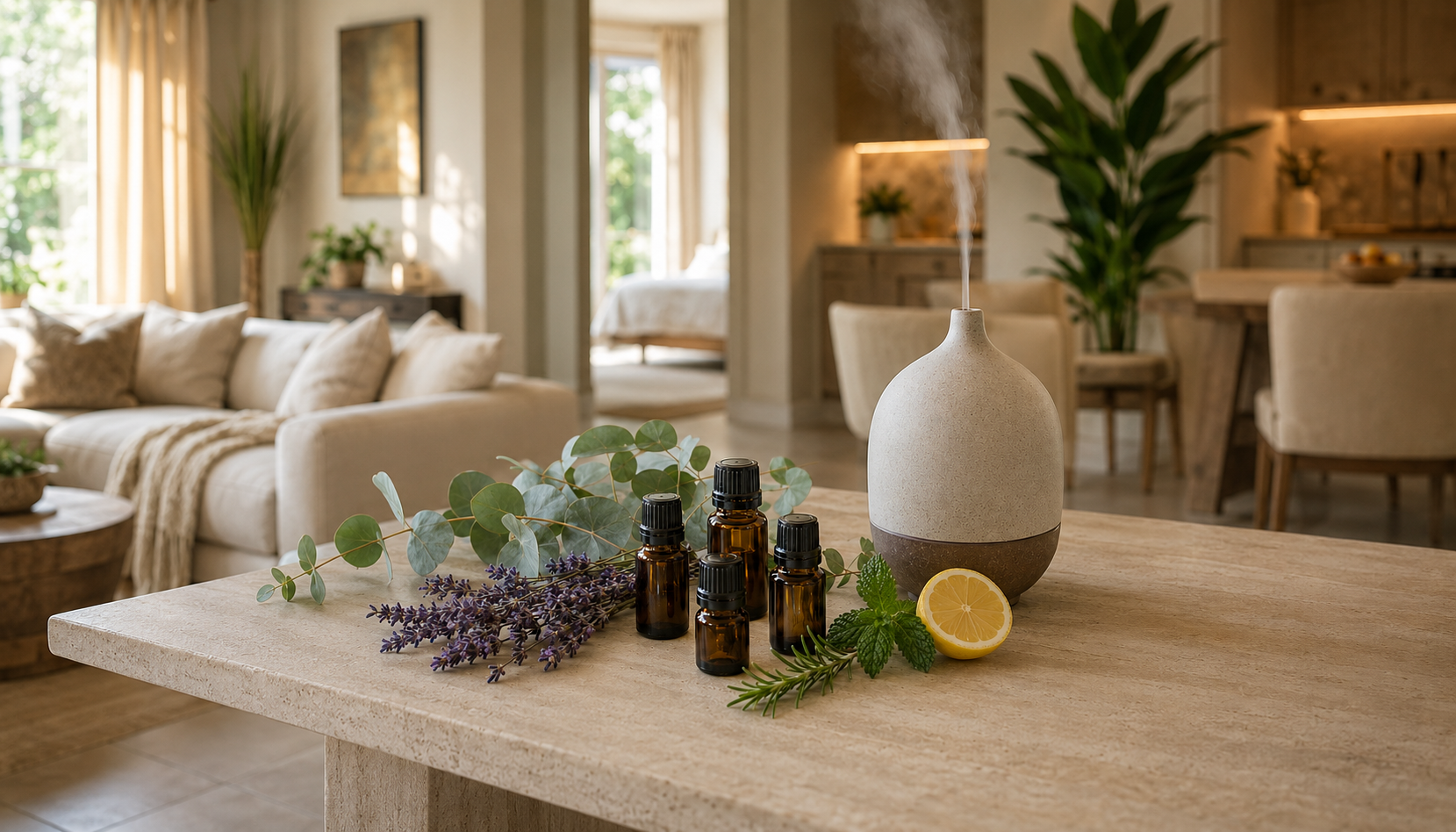 Quelle Huile Essentielle Choisir pour Chaque Pièce de la Maison ?