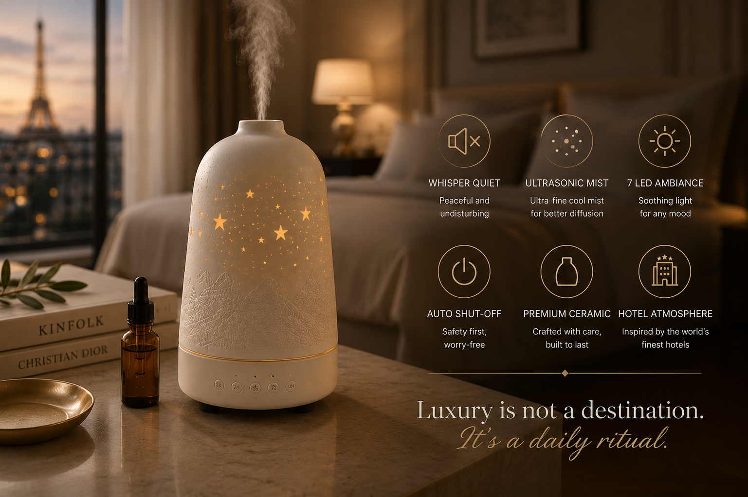 HAOVIA No.1  Diffuseur Céramique Aromatique – Collection Hôtel de Luxe