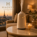Diffuseur HAOVIA No.1 en céramique blanche, packshot principal sur fond neutre