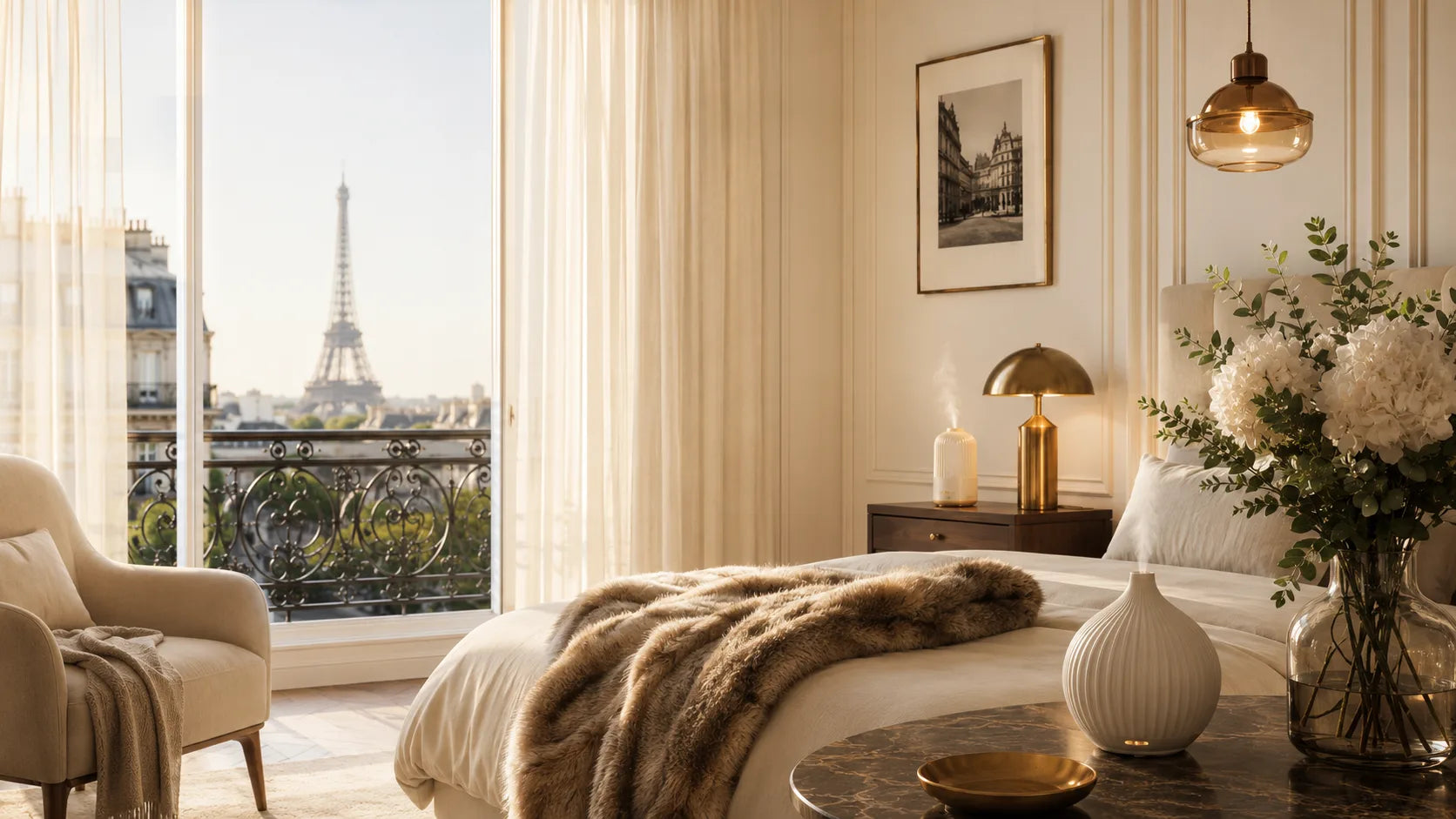 HAOVIA - Bannière page d'accueil, collection parfums et décoration style grand hôtel