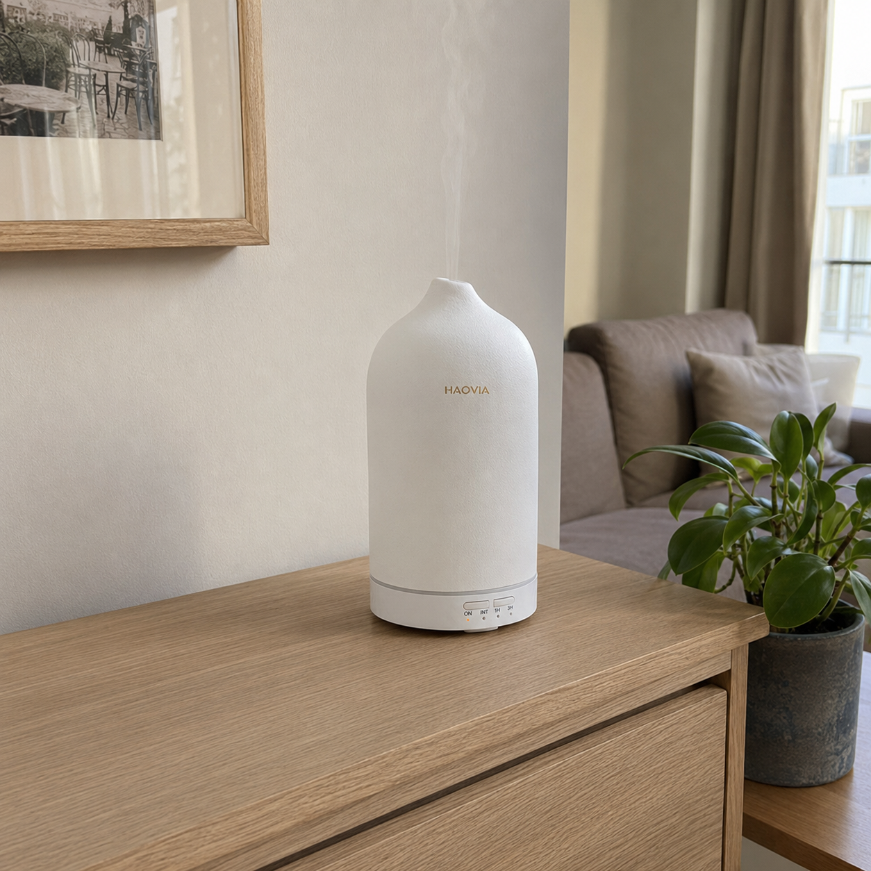 Diffuseur céramique mate HAOVIA No.2 coloris Blanc