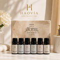 HAOVIA Hotel Ritual Gift Set - 6 Grand Hotel aromatic oils included