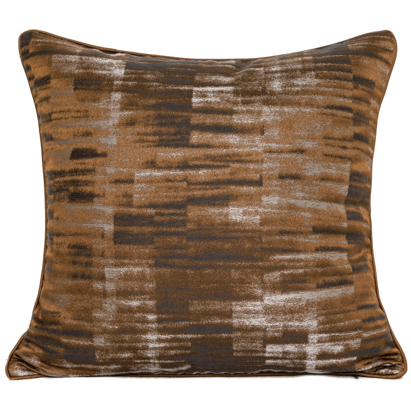 Détail du coton naturel et doux de la housse de coussin HAOVIA