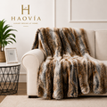 Plaid HAOVIA en fausse fourrure ultra doux, packshot principal