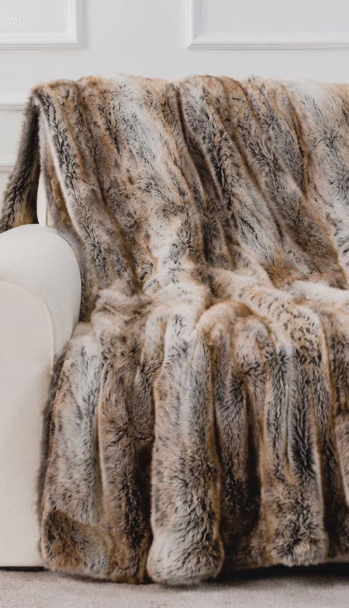HAOVIA – Ultra-Soft Faux Fur Throw | 2 Sizes | Cozy Luxury